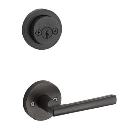 Kwikset 967MRLRDT-S Montreal Round Interior Double Cylinder Handleset Trim SmartKey