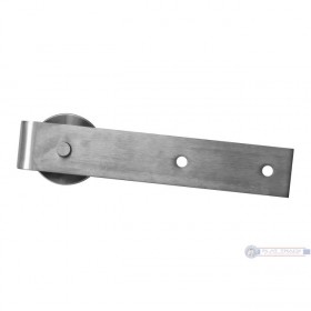 Leatherneck 0115-5002 Straight 402 Hanger for Flat Track Brushed Stainless Steel