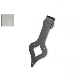 Leatherneck 0120-4002 Wide Teardrop 411-Q Hanger with Quiet Wheel for Flat Track Mill Stainless Steel