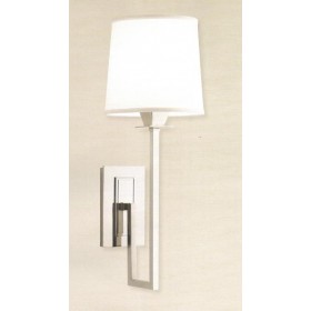 Norwell Maya Single Sconce w/White Shade - 9675