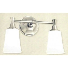 Norwell Iris Double Sconce w/Matte Opal Glass - 9702