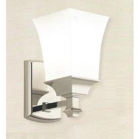 Norwell Sapphire Single Sconce w/Shiny Opal Glass - 9711
