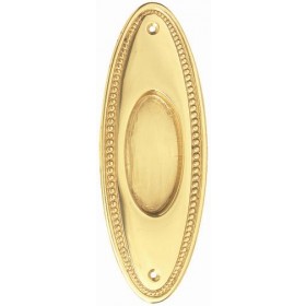 Nostalgic Oval Beaded Flush Pull