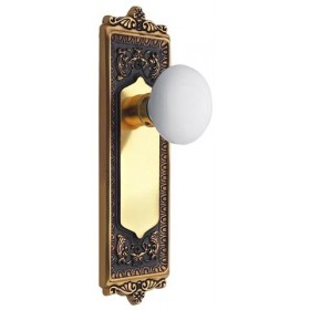 Nostalgic Egg & Dart Plate w/Porcelain Privacy