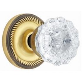 Nostalgic Crystal Knob Passage Knobset