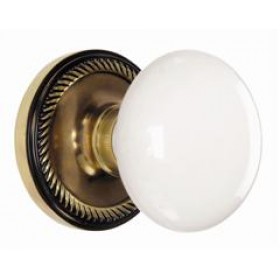 Nostalgic Porcelain Knob Privacy Knob Set