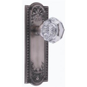 Nostalgic Meadows Plate w/Waldorf Privacy Knob
