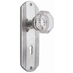 Nostalgic Deco Plate w/ Waldorf Passage Knob