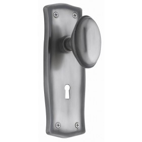 Nostalgic Prairie Plate w/Homestead Passage Knob