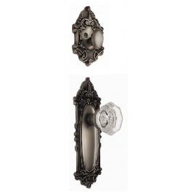 Victorian Interior Handleset w/Waldorf Knob