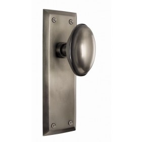 Nostalgic New York Plate w/Homestead Passage Knob