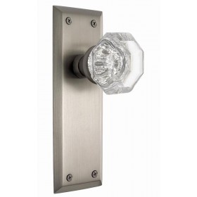 Nostalgic New York Plate w/Waldorf Privacy Knob