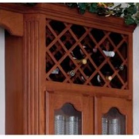 24 x 30" Wine Rack Lattice Panel