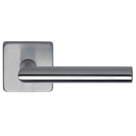 Omnia 12S Stainless Steel Leverset Square Privacy
