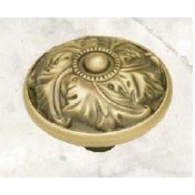 Period Brass Acanthus D2 1 1/4 Knob