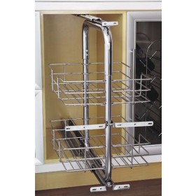 Reval 26 1/2" Adjustable Pullout Pantry