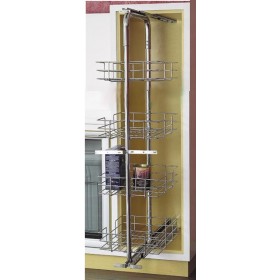 Reval 52" Adjustable Pullout Pantry