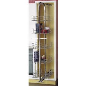 Reval 64" Adjustable Pullout Pantry