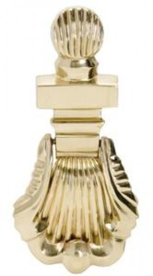 Brass Accents Shell Knocker 7 5/8" A04-K5140