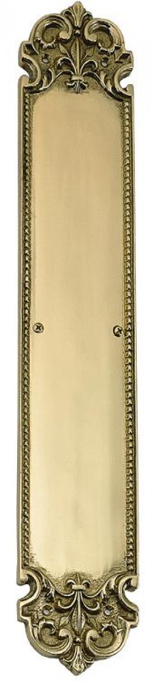 Brass Accents Fleur De Lis Push Plate A04-P3220