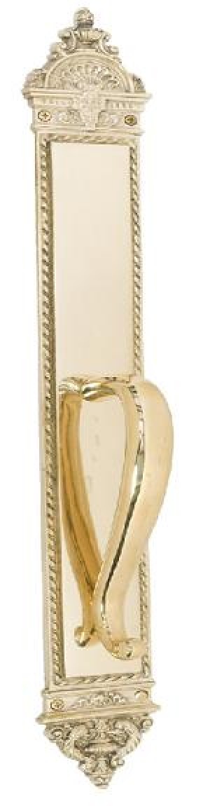 Brass Accents L'Enfant Pull with Plate A04-P6601