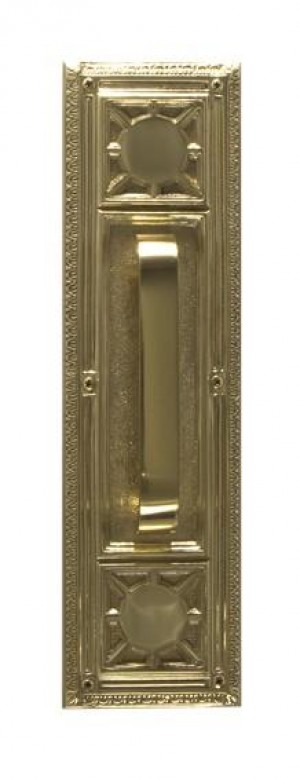 Brass Accents Nantucket Pull w/Plate 14" - A04-P7201