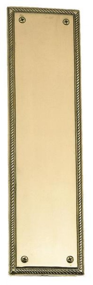 Brass Accents Academy Push Plate A06-P0240