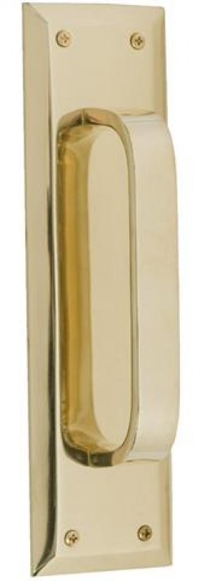 Brass Accents Quaker Pull with Plate A07-P5401