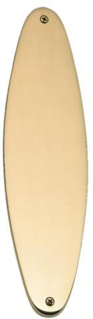 Brass Accents Oval Traditional Push Plate A07-P8390