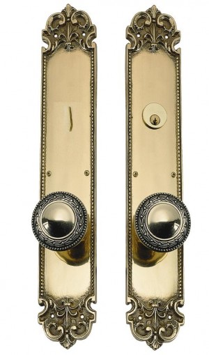 Brass Accents Fleur De Lis Handleset D04-K322