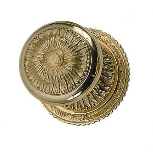 Brass Accents Sunburst Lockset D05-K300
