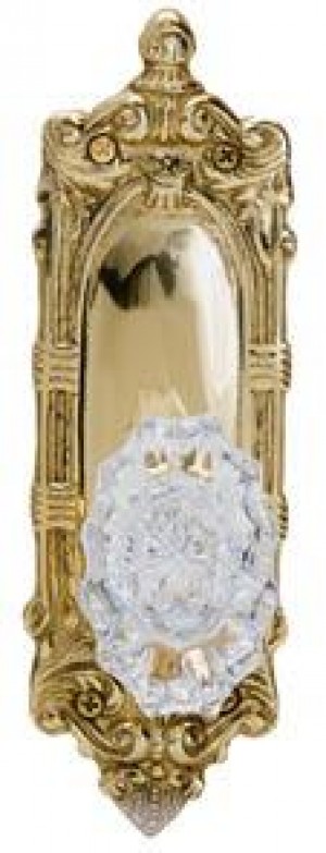 Brass Accents Victorian 2-3/8" x 8" Plate Lockset D05-K447