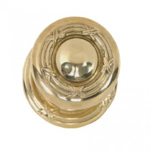 Brass Accents Ribbon & Reed Lockset D05-K725