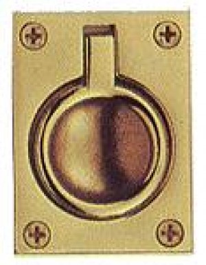 Baldwin Flush Ring Pull 1 7/8" x 2 1/2" - 0394