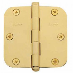 Baldwin 3 1/2" 5/8" Radius Corner Hinge - 1135