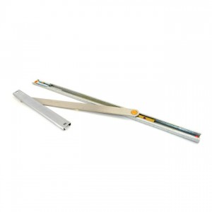 Glynn-Johnson 104S-ADJ-32D Heavy Duty Adjustable Surface Concealed Overhead Stop - Satin Stainless Steel