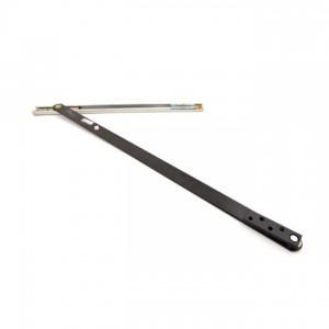 Glynn-Johnson 105S-SPBLK Heavy Duty Size 5 Surface Concealed Overhead Stop - Black