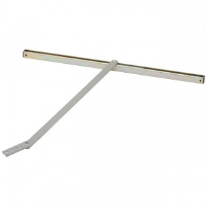 Glynn-Johnson 411F-SP28 Medium Duty Size 1 Friction Hold Open Concealed Overhead Door Holder - Aluminum