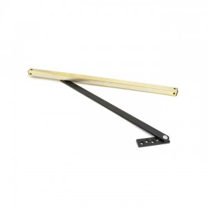 Glynn-Johnson 413S-SPBLK Medium Duty Size 3 Concealed Overhead Stop - Black