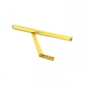 Glynn-Johnson 451H-3 Medium Duty Size 1 Hold Open Surface Overhead Door Holder - Bright Brass