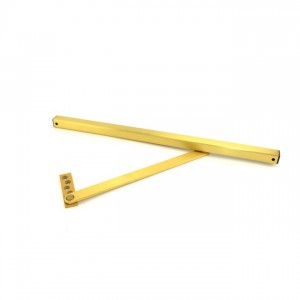 Glynn-Johnson 452H-4 Medium Duty Size 2 Hold Open Surface Overhead Door Holder - Satin Brass