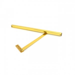 Glynn-Johnson 452S-3 Medium Duty Size 2 Surface Overhead Stop - Bright Brass