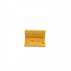 Glynn-Johnson AJK-4504 Angle Jamb Bracket for 450 Series - Satin Brass