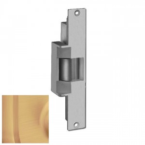 HES 3102F12D612LCBMA 310-2 12D Fail Safe Electric Strike with Latchbolt and Locking Cam Monitor - Satin Bronze