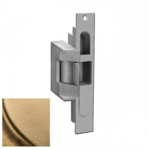 HES 3103124D606 310-3-1 24D Electric Strike - Satin Brass