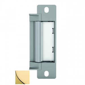 HES 4500C605 Heavy Duty Electric Strike - Bright Brass