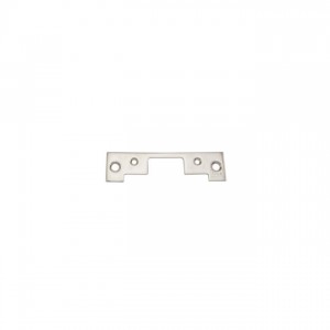 HES 501A629 501A Round Corner Faceplate for 5000 Strike - Bright Stainless Steel