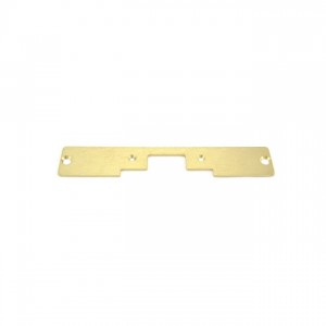 HES 502606 502 Faceplate for 5000 Strike - Satin Brass