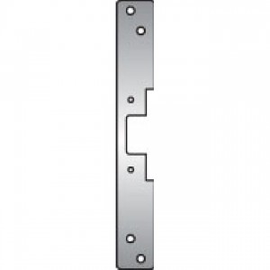 HES 504629 504 Faceplate for 5000 Strike - Bright Stainless Steel