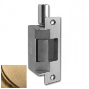 HES 71212D606LBMLCM 12VDC Electric Strike with LBMLCM Latchbolt Monitor - Satin Brass
